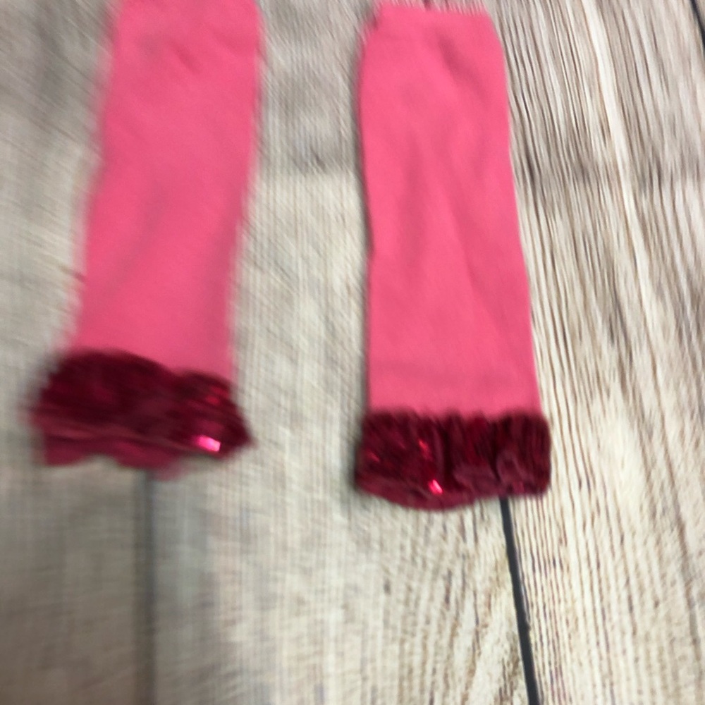 4/$20 Baby Legs with Sequin Ruffles - Picture 2 of 2